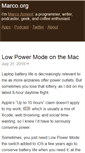Mobile Screenshot of marco.org